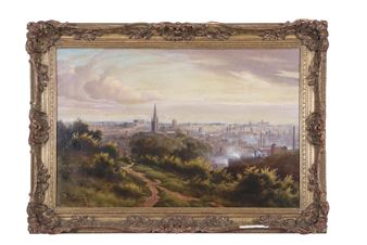View over Norwich from Mousehold Heath - Alfred William Darby