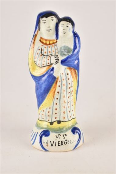 Henriot QUIMPER - "Sainte Vierge by Henriot Quimper