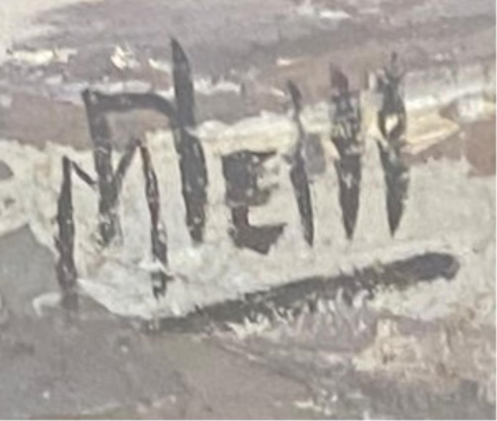 Artwork by May Neill, Crescent Street, Made of Oil on board