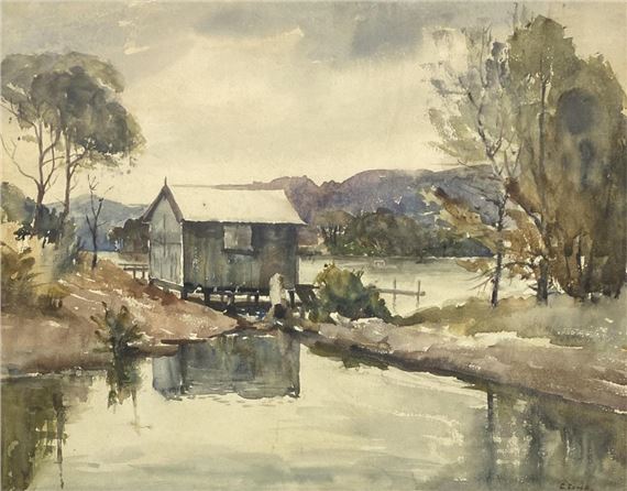 Grey Day at Newport - Lilla Lowe