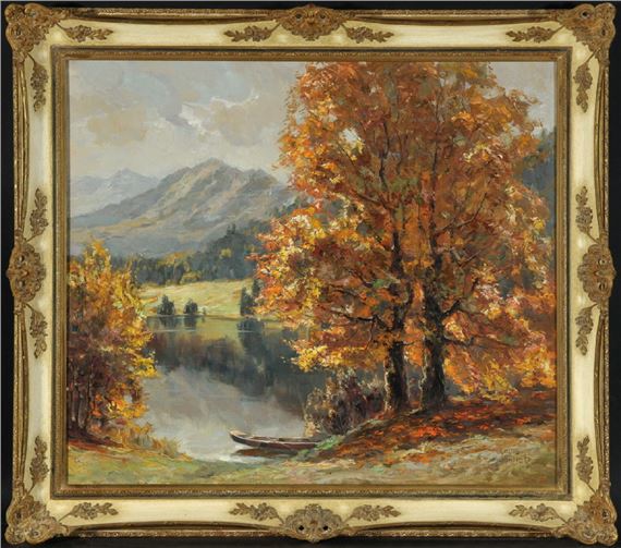 " Freibergsee bei Oberstdorf " by Louis Wöhner