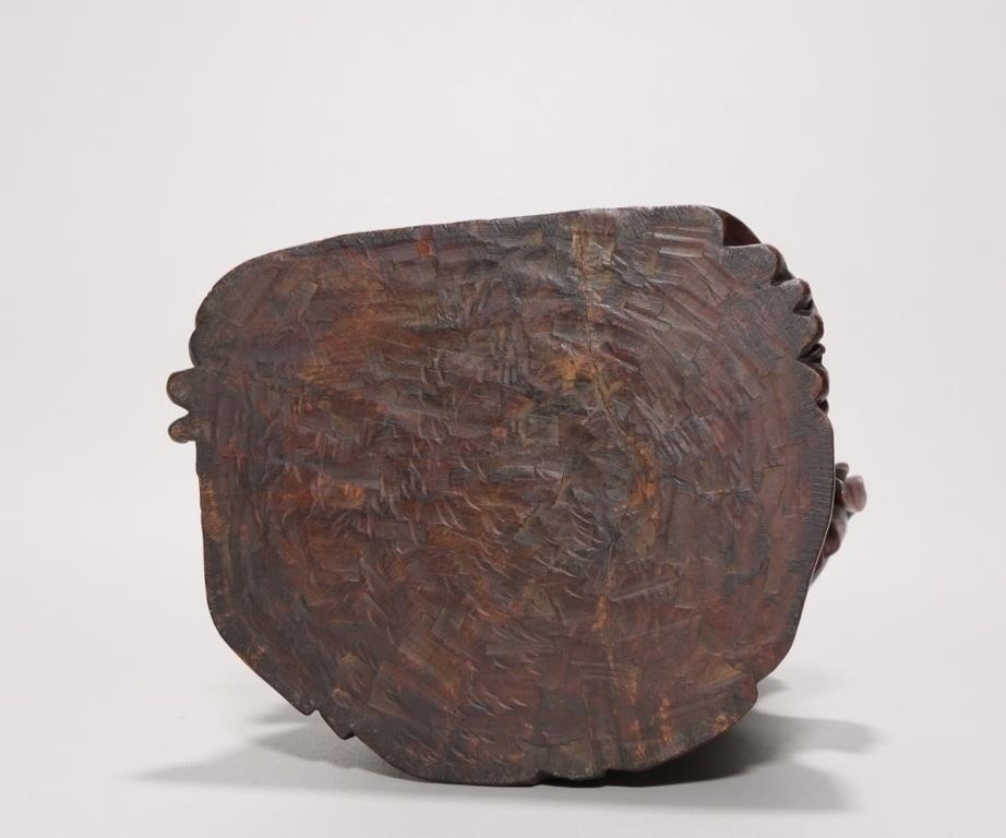 Artwork by Chinese School, Chinese Tangxiang Wood Hand Carved Guanyin Statue, Made of Wood