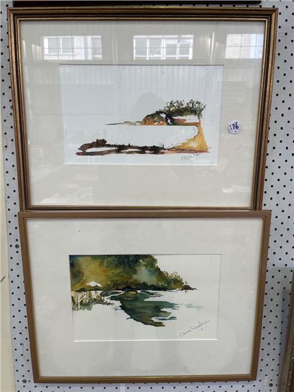 PAIR OF FRAMED WATERCOLOURS - CHRIS NEEDHAM - Chris Needham