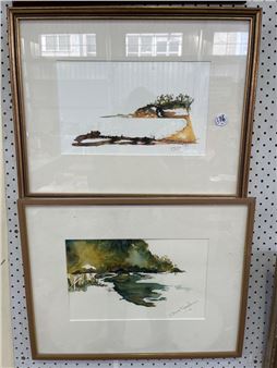 PAIR OF FRAMED WATERCOLOURS - CHRIS NEEDHAM - Chris Needham