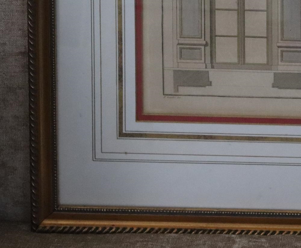 Artwork by F. Boucher, 19thC French Engravings in Custom Frames, Made of engravings