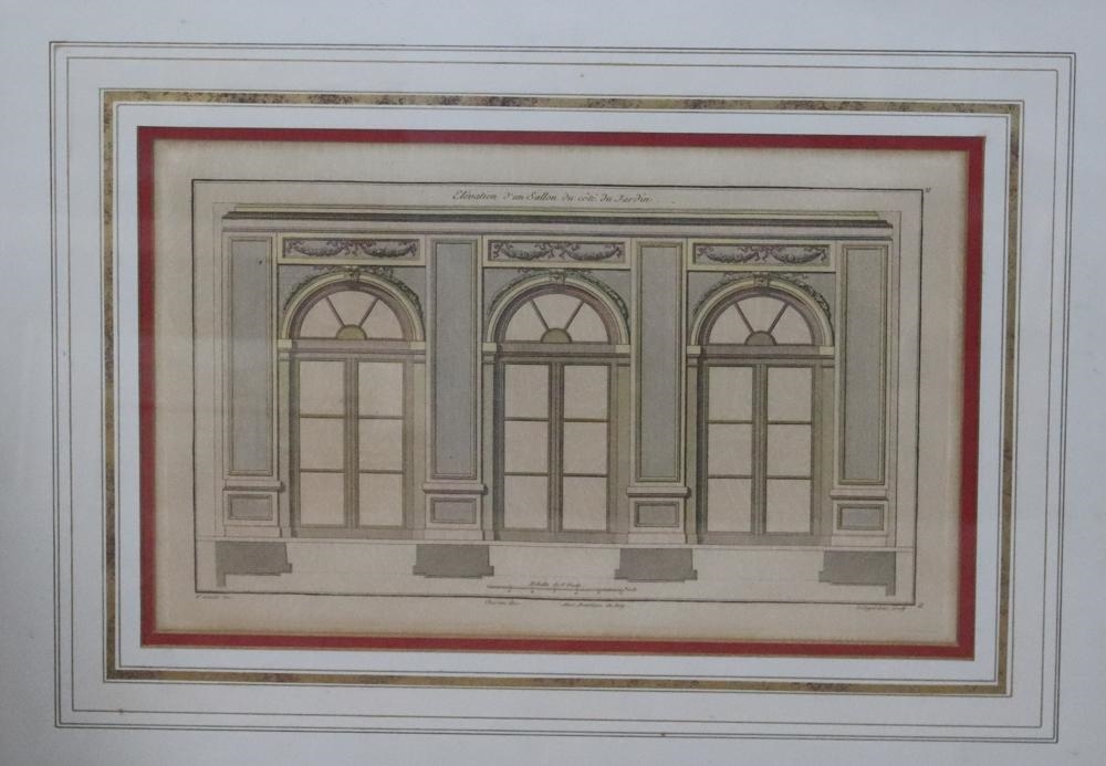 Artwork by F. Boucher, 19thC French Engravings in Custom Frames, Made of engravings