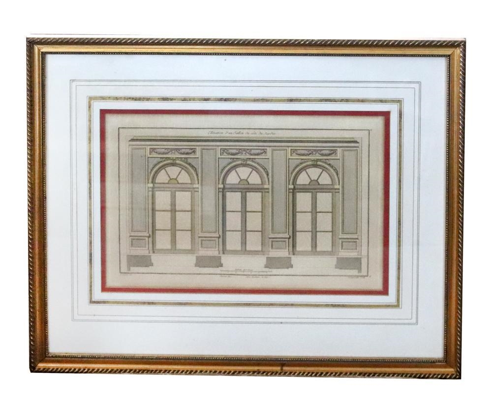 Artwork by F. Boucher, 19thC French Engravings in Custom Frames, Made of engravings
