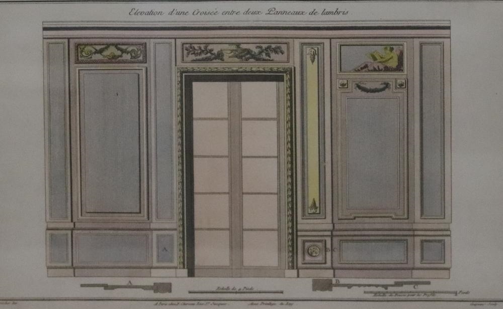 Artwork by F. Boucher, 19thC French Engravings in Custom Frames, Made of engravings