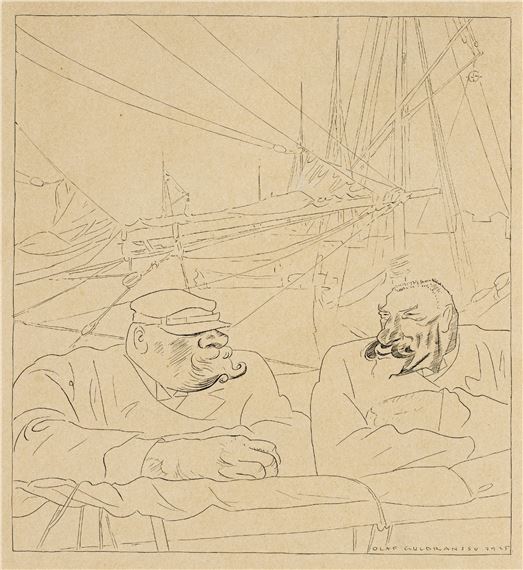 Seemannsgarn by Olaf Gulbransson, 1925