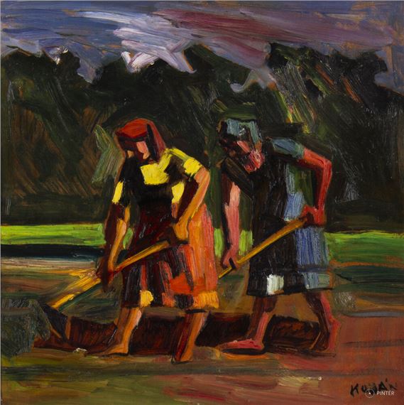 Work In The Fields by György Kohán