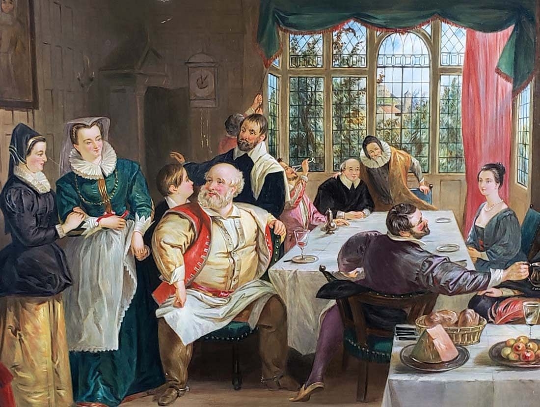 George Gray | George Gray Signed English Plaque Tavern Scene, Circa ...