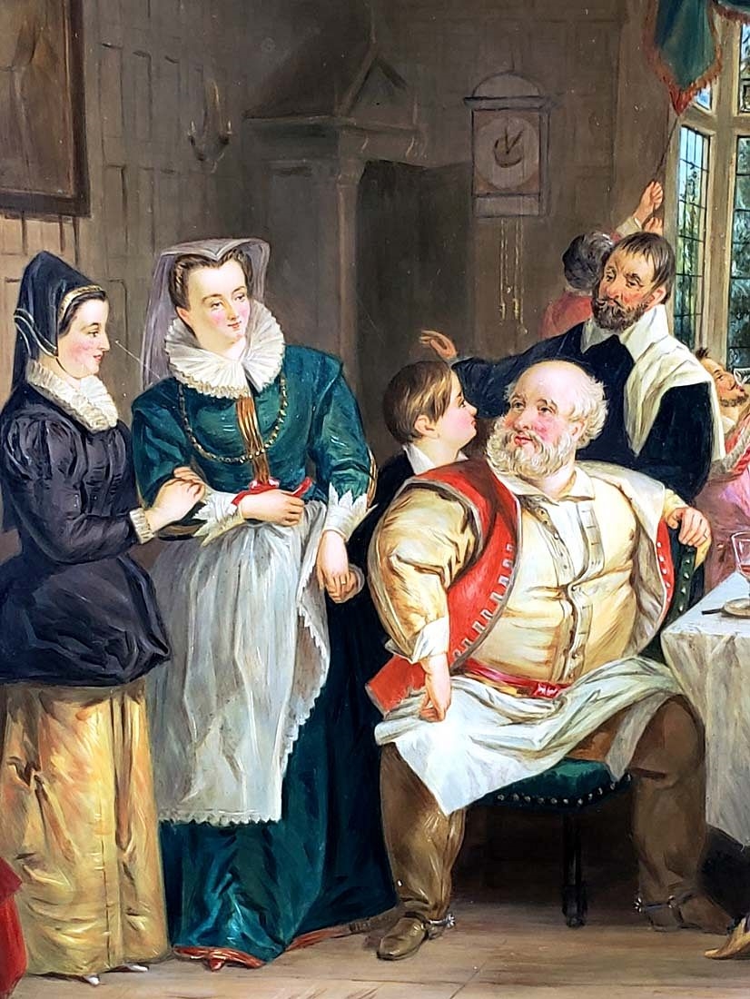 George Gray | George Gray Signed English Plaque Tavern Scene, Circa ...