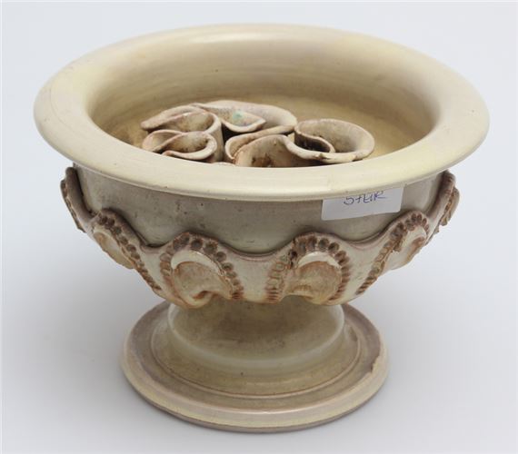 Ceramic vase by Helga Ingeborga Melnbarde, 1978