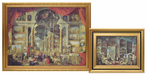 "Vedute Di Roma Moderna by Giovanni Paolo Pannini