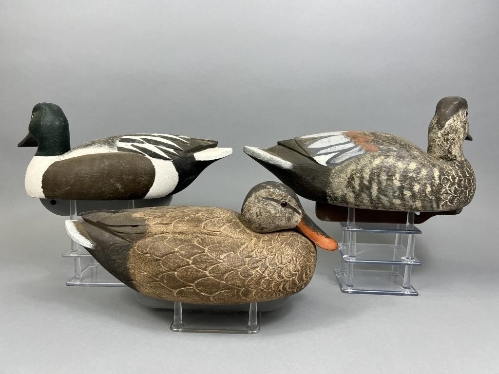 Ron Snow | 3 Ron Snow Duck Decoys (2005) | MutualArt