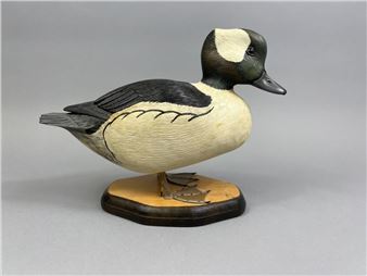 Lou Swientek Standing Bufflehead Drake Duck - Lou Swientek