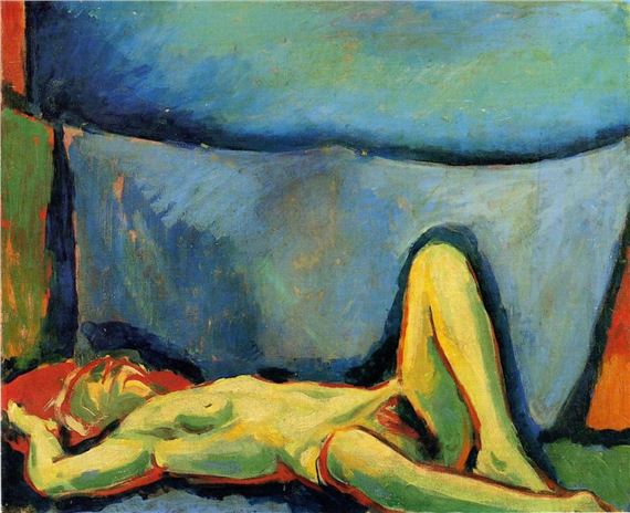 Kees van Dongen | Lying naked | MutualArt