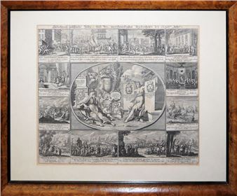 “Gedächtnuß-Hülfliche Bilder-Lust der merckwürdigsten Gegenheiten des 1696ten Jahrs” - Johann Christoph Weigel