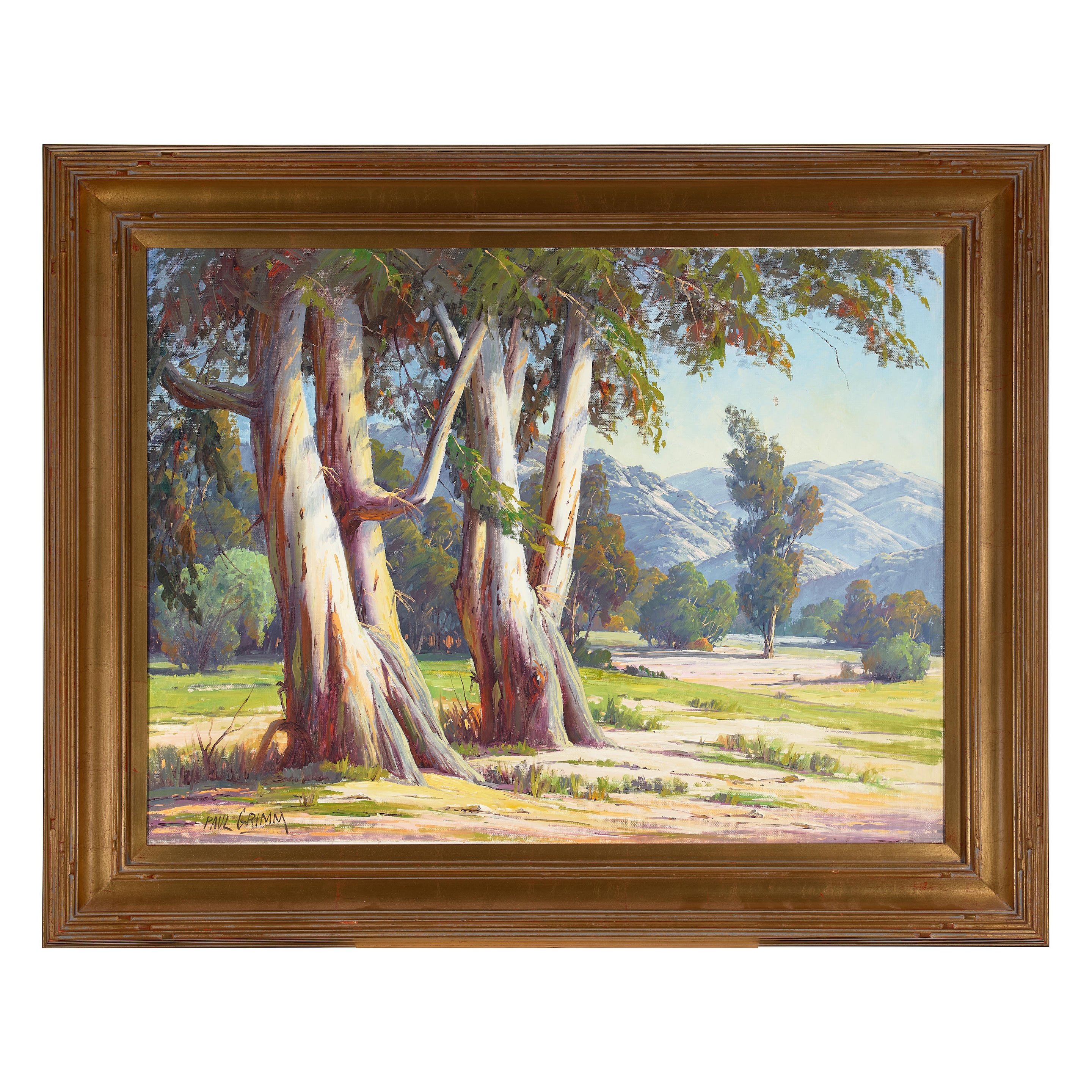 Artwork by Paul Grimm, Standing Guard, Made of oil on canvas