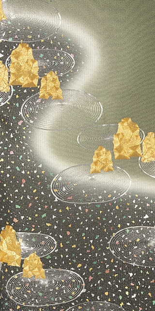 Artwork by Tokusen Fujibayashi, Homongi (kimono