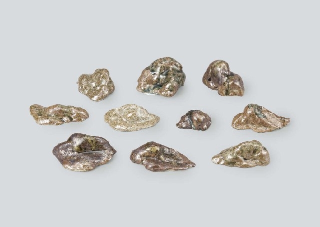 Artwork by Eiraku  Zengoro XIV, Various pottery stones (a set of 10