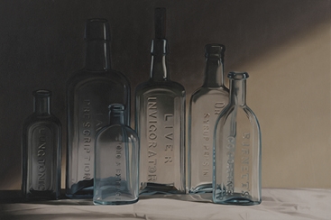 Artwork by Steve Smulka, Snake Oil, Made of oil on canvas