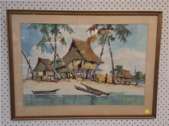 Island Scene, 1951 by Yong Mun Sen, 1951