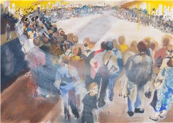 mixed media painting - Emil Dacanay