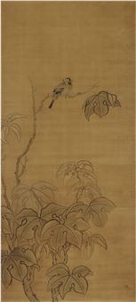 FLORAL BRANCH AND BIRD - Qin Qingzeng