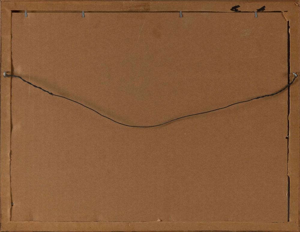 Artwork by American School, 19th Century, Crossing the river, Made of Watercolor