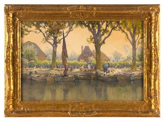 Riverside flower market - Hezekiah Anthony Dyer