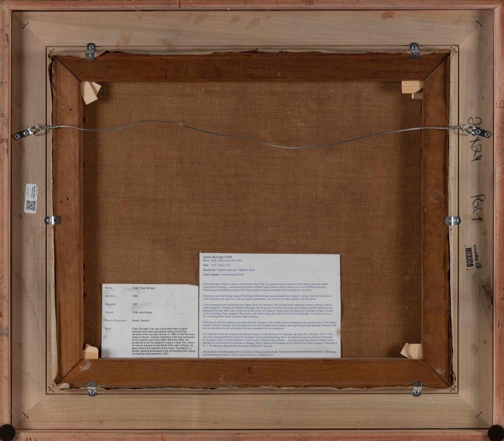 Artwork by Edwin Burrage Child, Shad Blossoms, Made of Oil on canvas