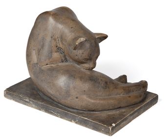 SCULPTURE OF A CAT - Dmitri Tsapline