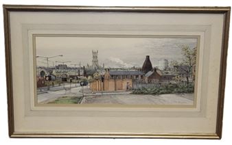 early morning over Shelton - Thomas W. Mountford