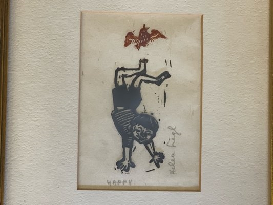 Artwork by Helen Siegl, Helen Siegl. 2 Woodblock Prints, Made of woodblock prints