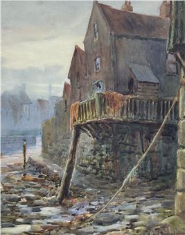 Evening - The Harbour - W. Cecil Dunford
