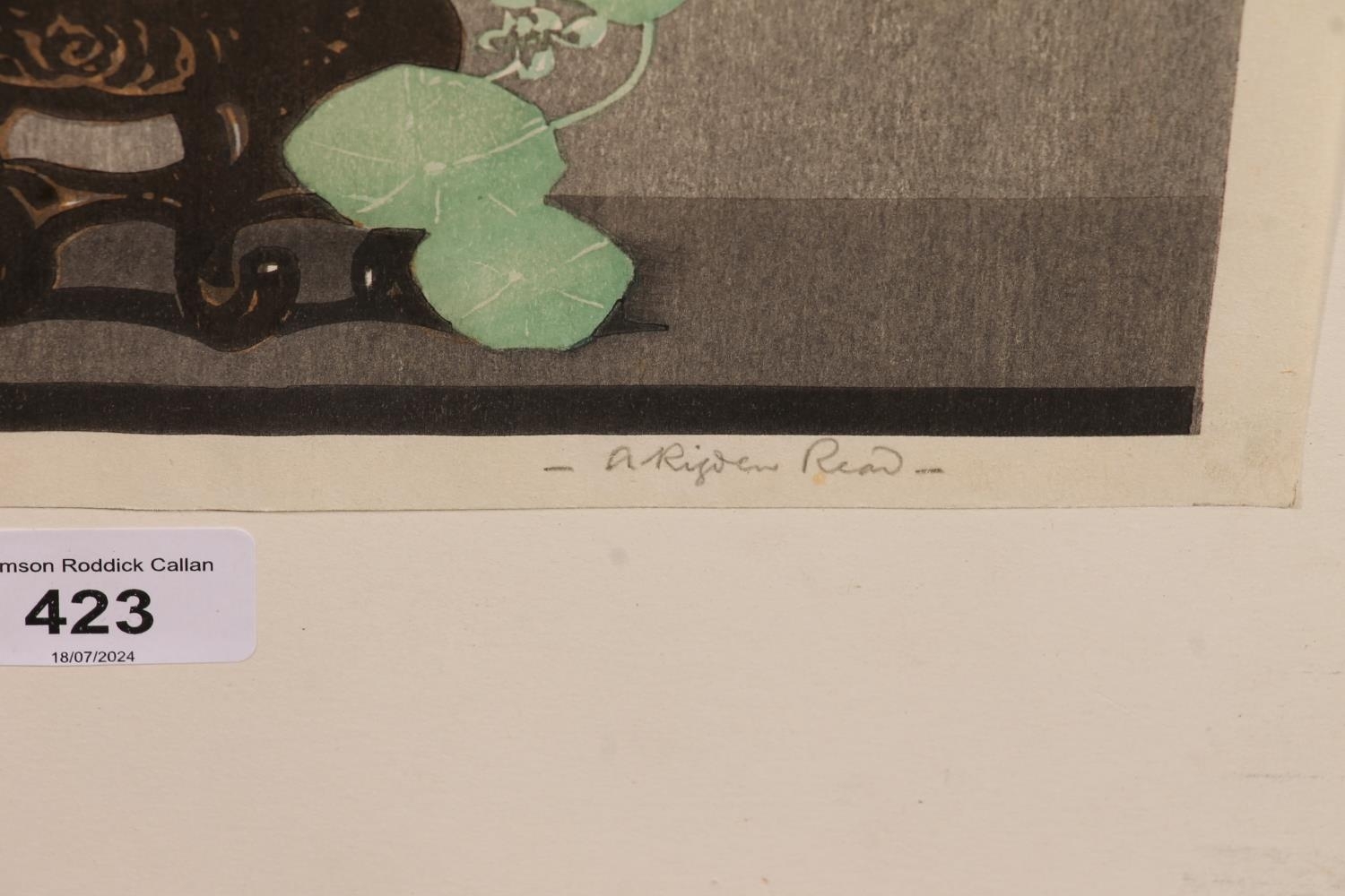 Arthur Rigden Read | Nasturtiums | MutualArt