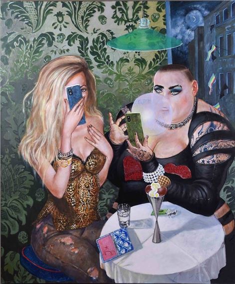 Harald K. SCHULZE (1952) by Harald K. Schulze, dated 2022