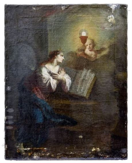 Maria in Andacht, Süddeutscher Meister des 18. Jh