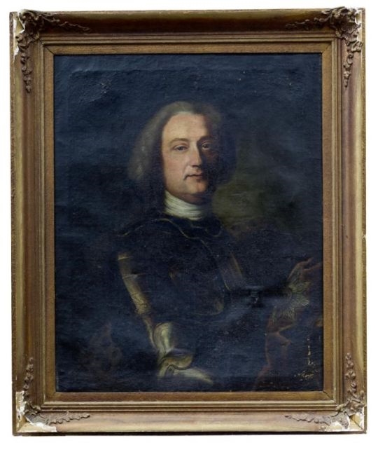 Artwork by German School, 18th Century, Portrait von Georg von Hessen-Kassel, Deutsche Schule, 18. Jh, Made of Oil on canvas