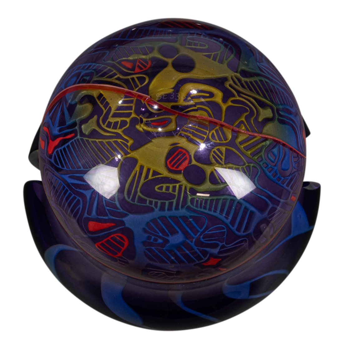 Artwork by Concetta Mason, A Concetta Mason glass Wild Seed vase on pedestal, Made of pedestal