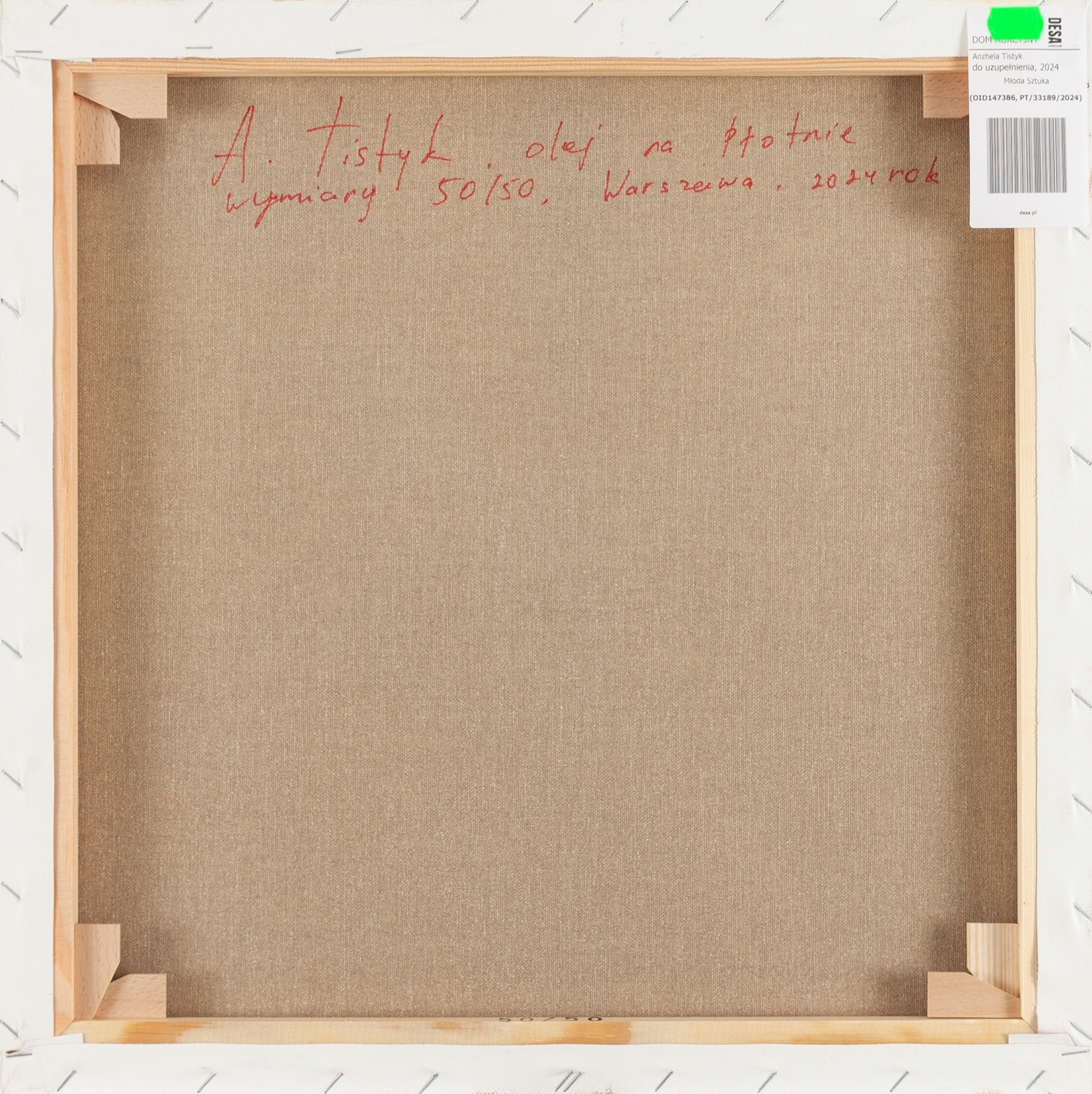 Artwork by Anzhela Tistyk, Breathe, Made of oil/canvas