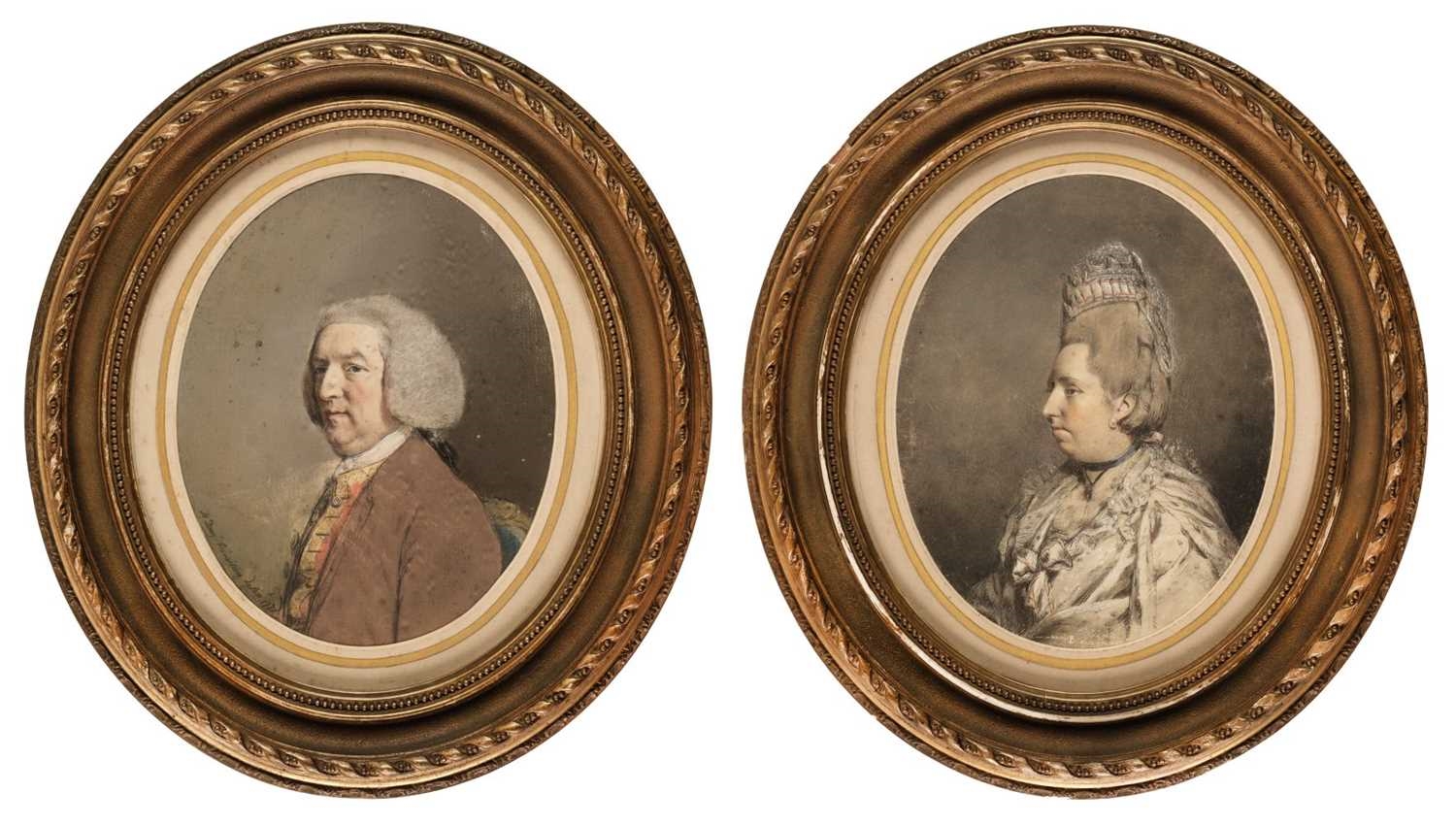 Hugh Douglas Hamilton | Portraits of Lord Sandys [and] Lady Sandys ...