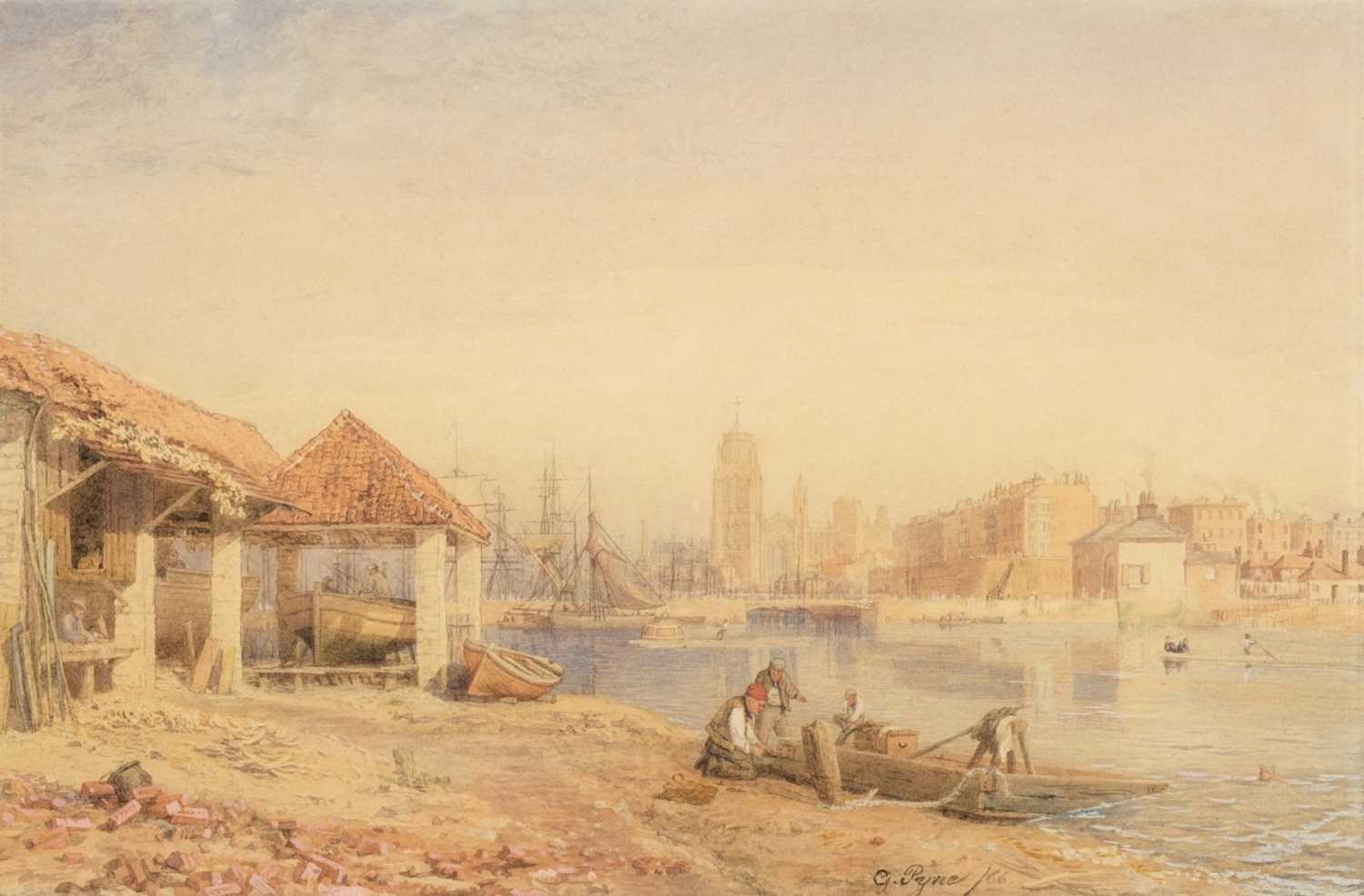 George Pyne | Floating Harbour (1866) | MutualArt