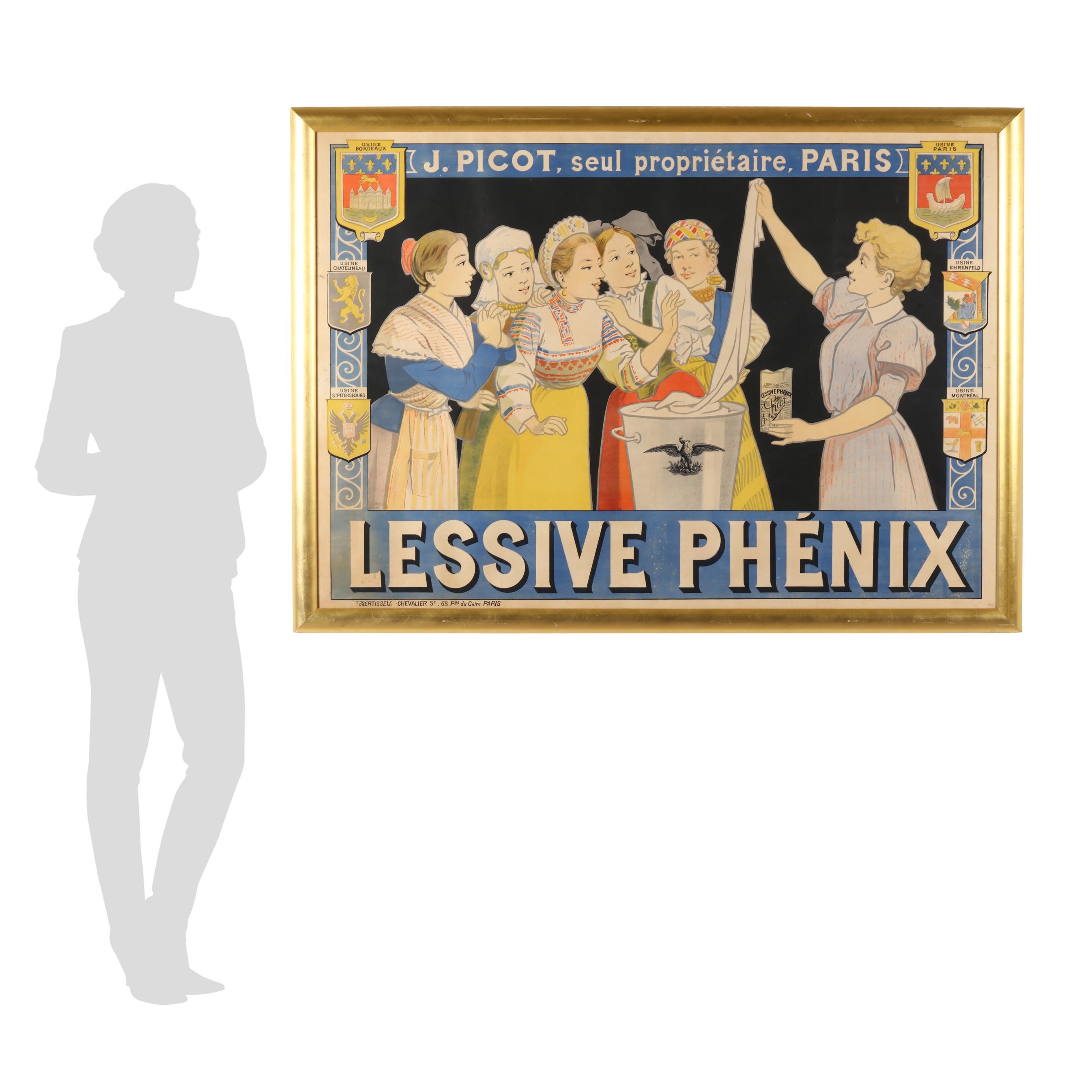 Artwork by Olivier Mourgue, Pascal Mourgue, Lessive Phénix, Made of Lithographic poster in colors