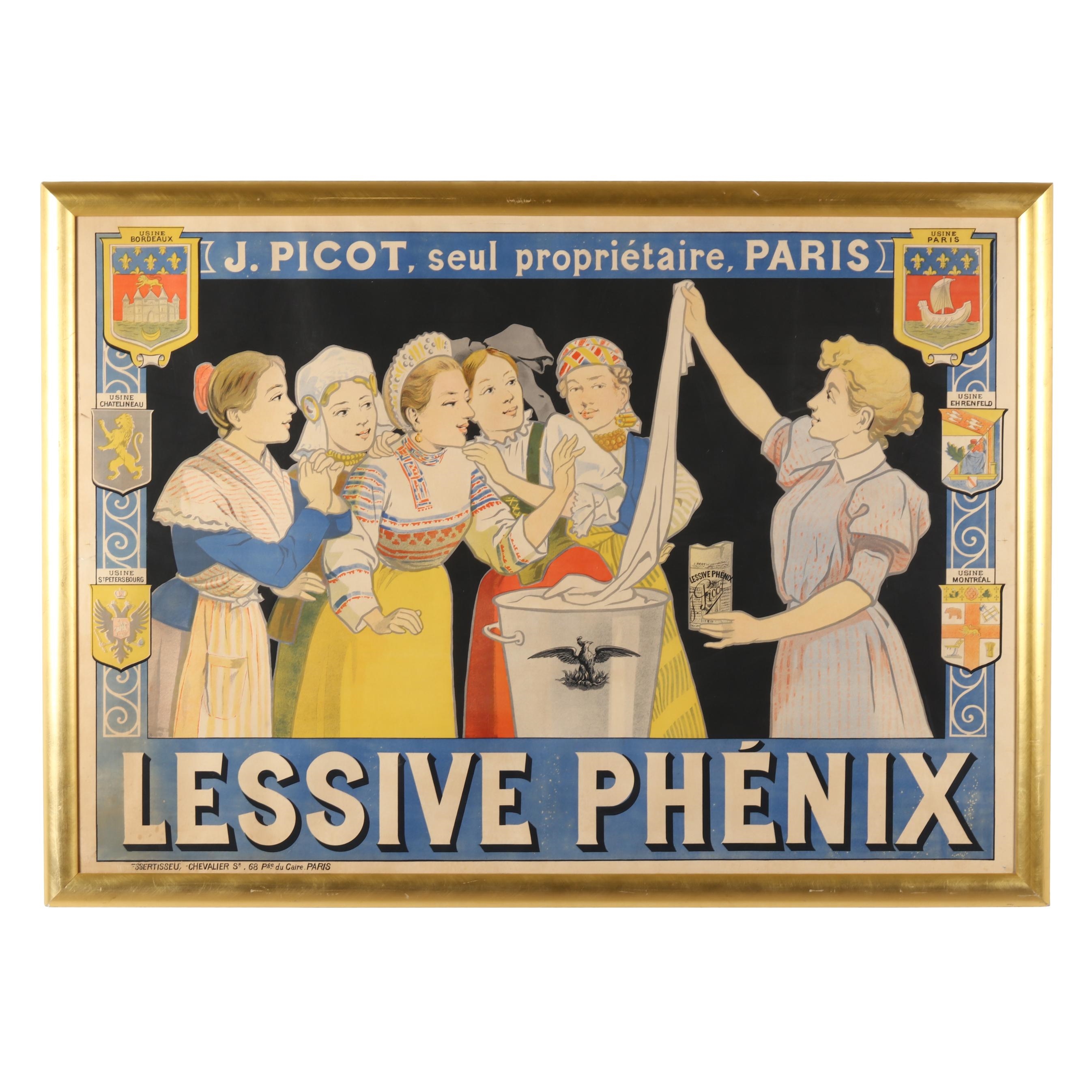 Artwork by Olivier Mourgue, Pascal Mourgue, Lessive Phénix, Made of Lithographic poster in colors