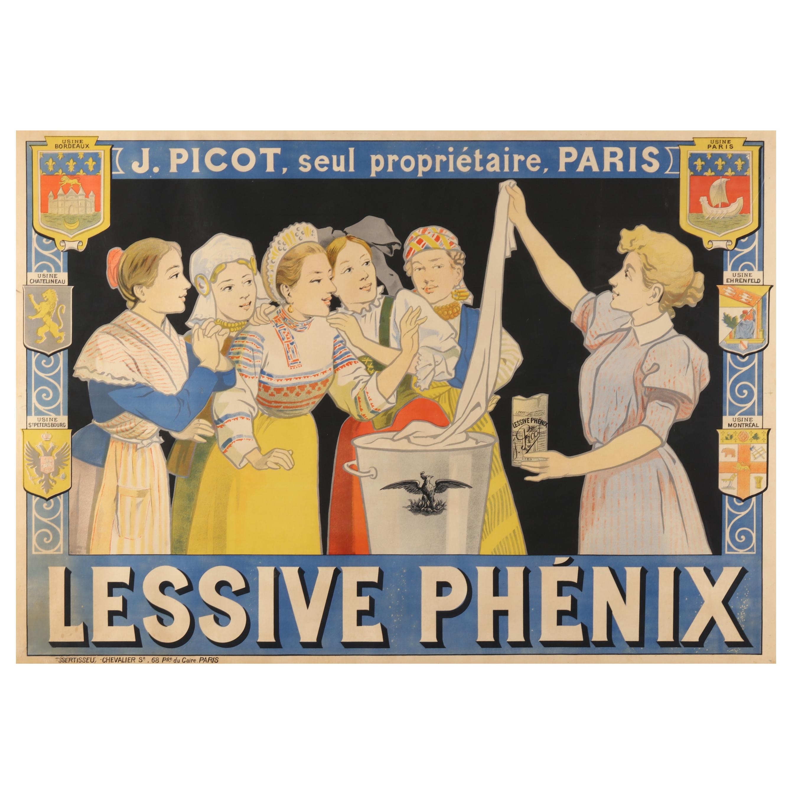 Artwork by Olivier Mourgue, Pascal Mourgue, Lessive Phénix, Made of Lithographic poster in colors