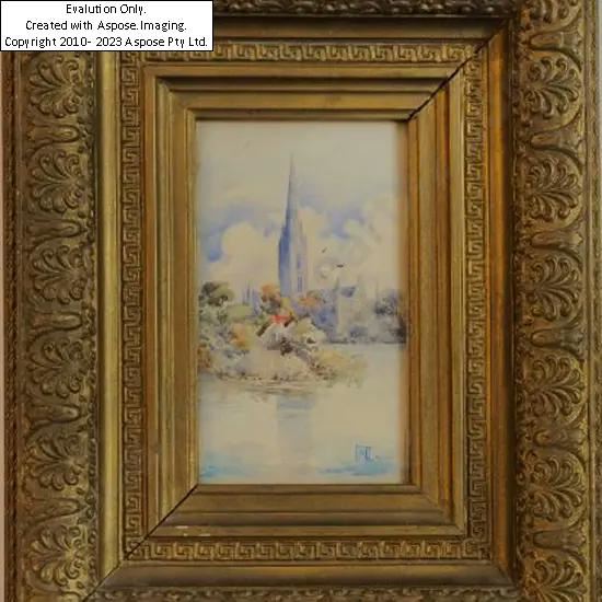 First Church, Dunedin, 1900 by Frances Hodgkins, dated 1900