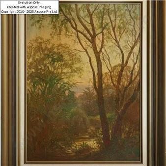 Fern Shrouded Path - Edmund Thomas Gouldsmith