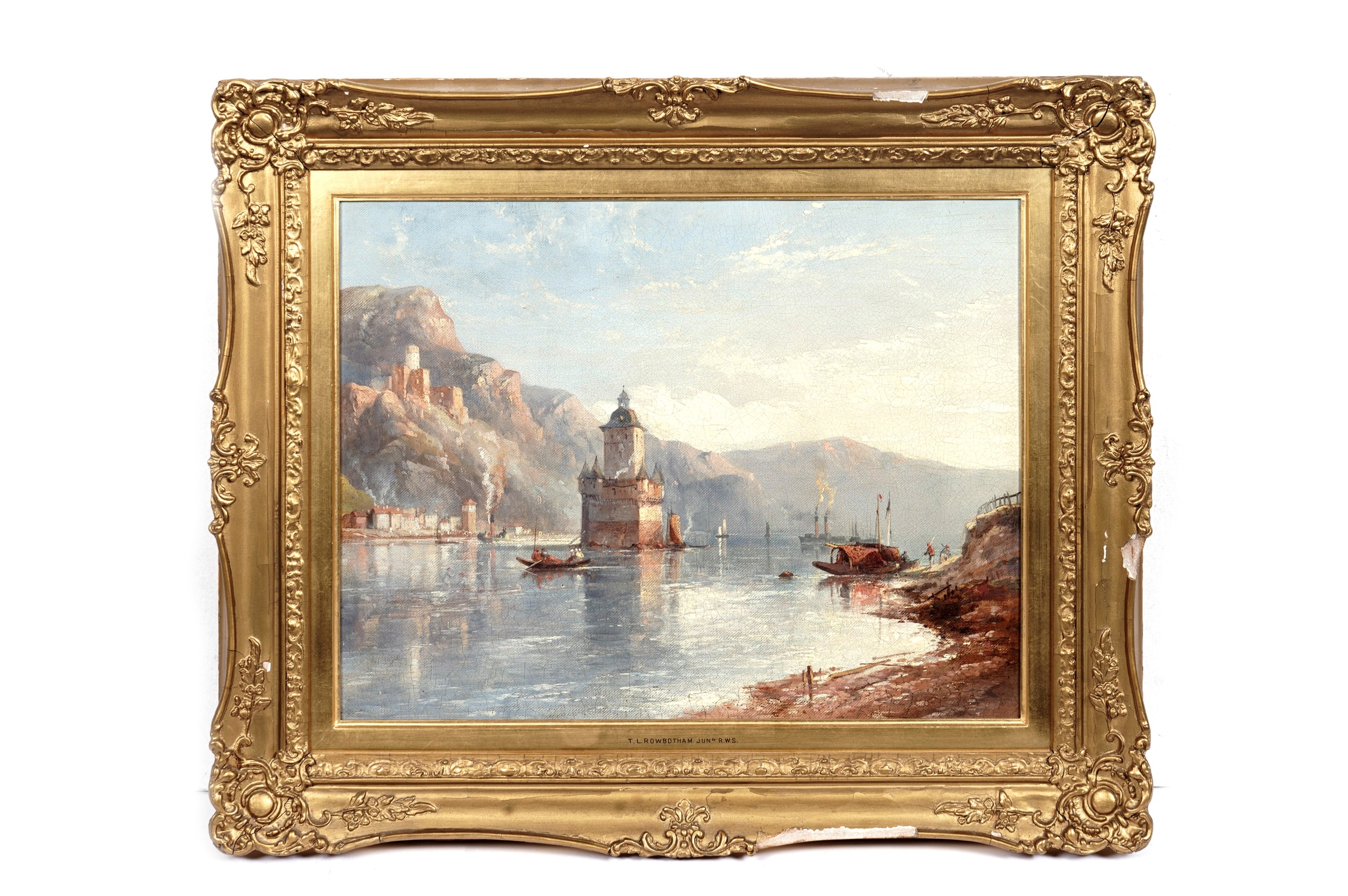 Thomas Charles Leeson Rowbotham | Pfalzgrafenstein Castle on the Rhine ...